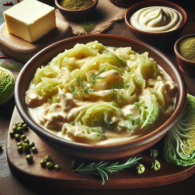 Image of Creamed Cabbage Norwegian Style
