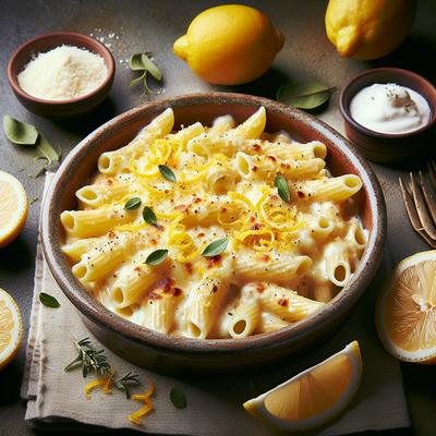Image of Creamy Baked Lemon Pasta