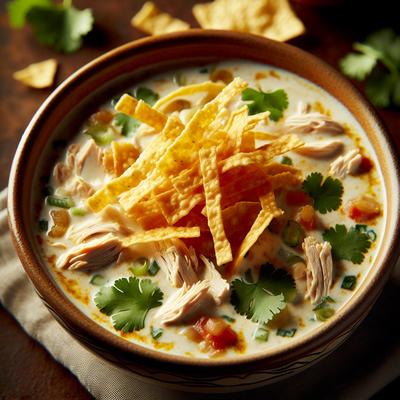 Image of Creamy Chicken Tortilla Soup