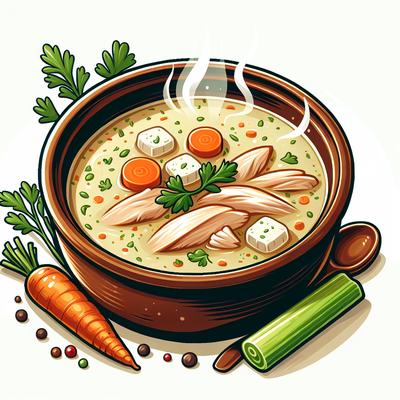Image of Creamy Crock Pot Turkey Soup