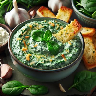 Image of Creamy Crunchy Spinach Dip