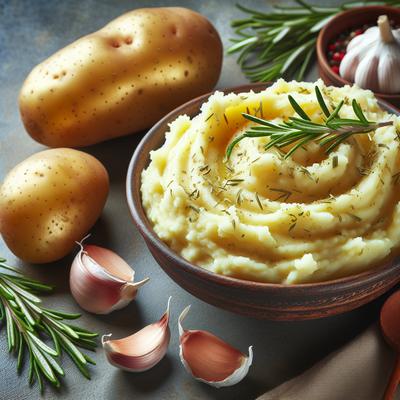 Image of Creamy Garlic Rosemary Mashed Potatoes