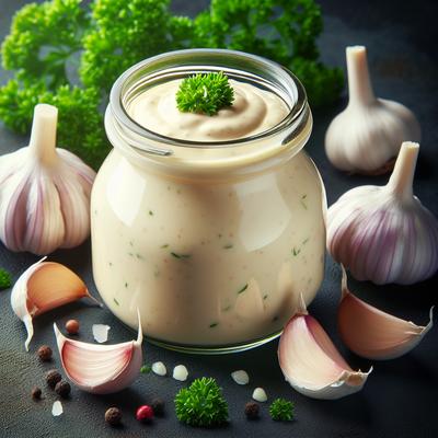 Image of Creamy Low Fat Garlic Salad Dressing
