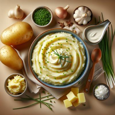 Image of Creamy Mashed Potatoes with Chives