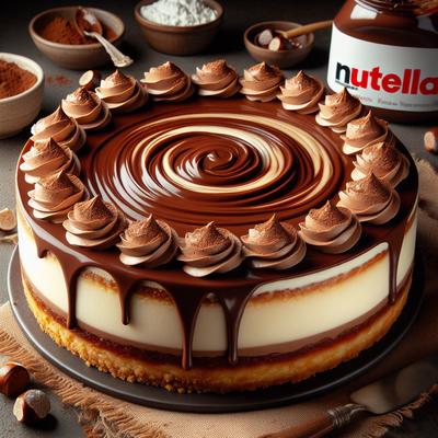 Image of Creamy Nutella Cheesecake