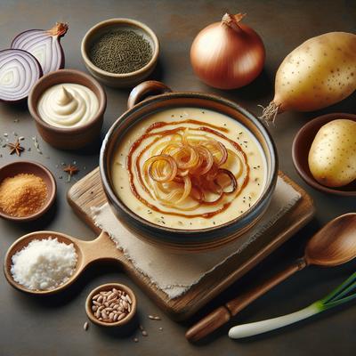 Image of Creamy Potato Soup with Onion