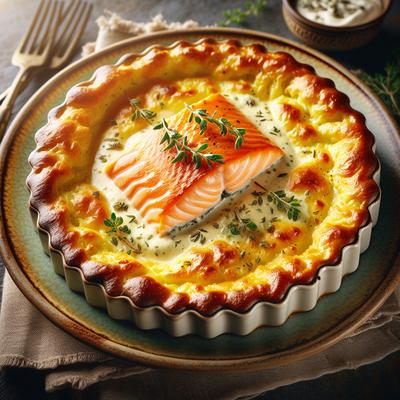 Image of Creamy Salmon Bake