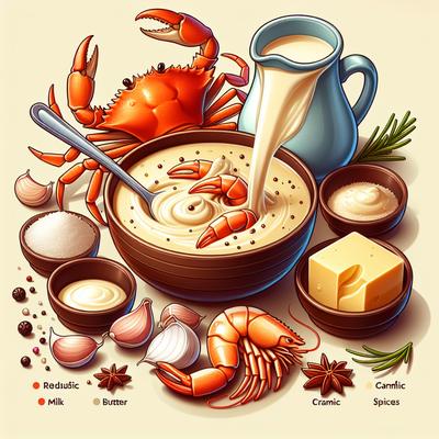 Image of Creamy Sauce for Crab or Shrimp