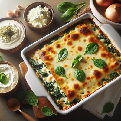 Image of Creamy Spinach Lasagna