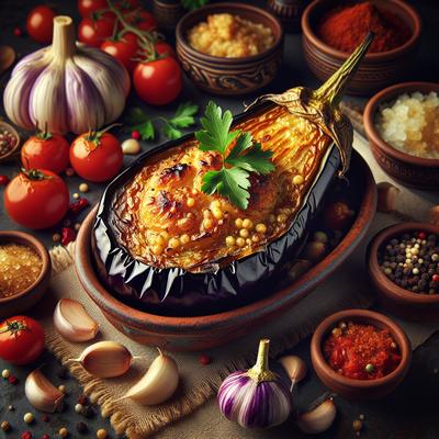 Image of Crispy Baked Eggplant Aubergine