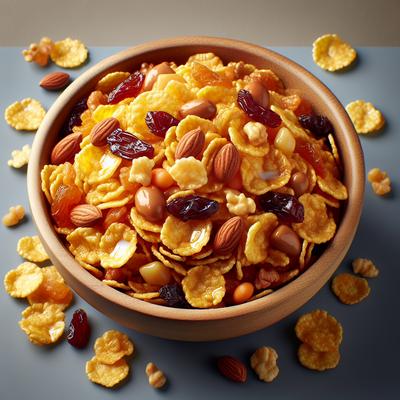 Image of Crispy Glazed Corn Cereal Snack Mix