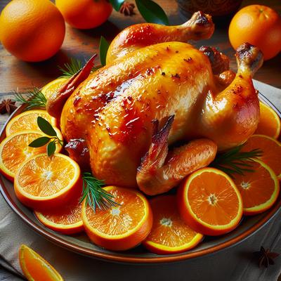 Image of Crispy Skinned Chicken a L Orange