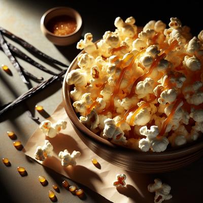 Image of Crispy Vanilla Caramel Popcorn