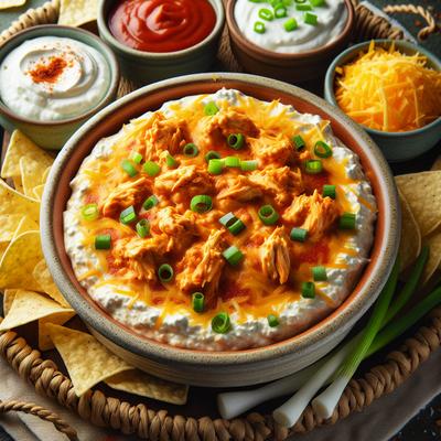 Image of Crock Pot Buffalo Chicken Wing Dip