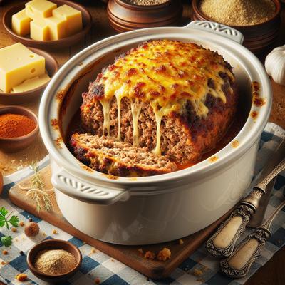Image of Crock Pot Cheesy Meatloaf