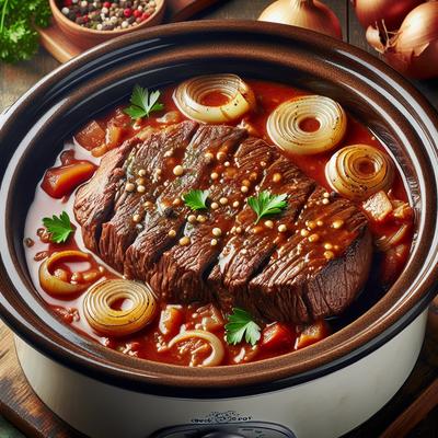 Image of Crock Pot Deviled Swiss Steak