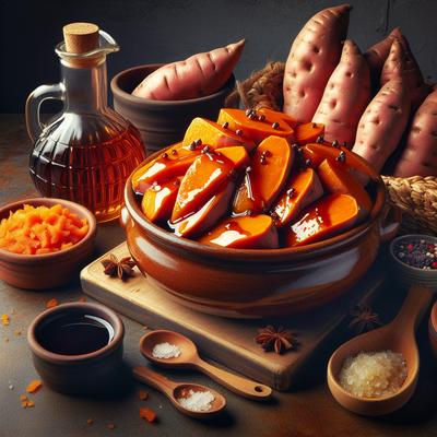 Image of Crock Pot Maple Glazed Sweet Potatoes