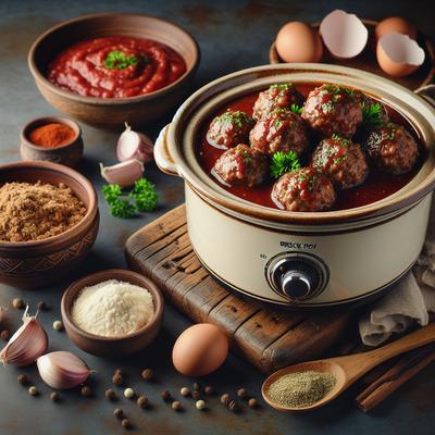 Image of Crock Pot Meatballs and Sauce