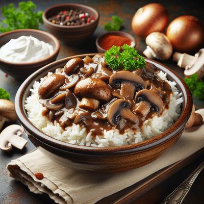 Image of Crock Pot Mushroom Stroganoff
