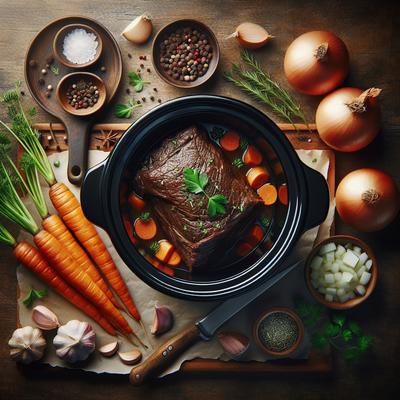 Image of Crock Pot Pot Roast Tender Juicy