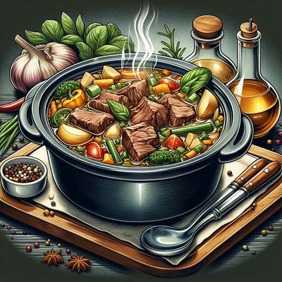 Image of Crock Pot Steak Soup
