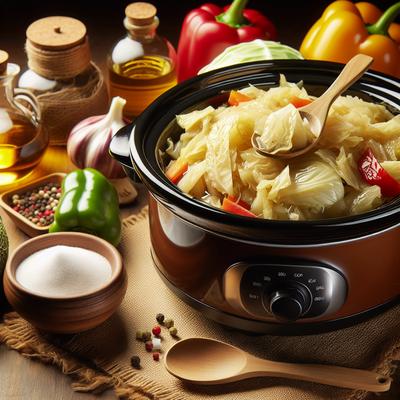 Image of Crock Pot Sweet and Sour Cabbage