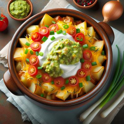 Image of Crockpot Nacho Potatoes