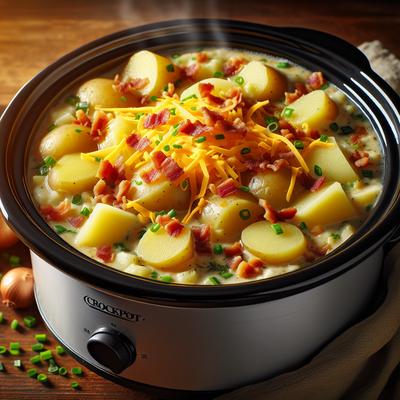 Image of Crockpot Potato Soup