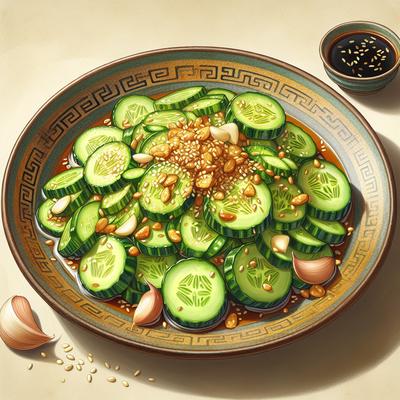 Image of Crunchy Chinese Cucumber Salad