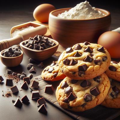 Image of Crunchy Chocolate Chip Cookies