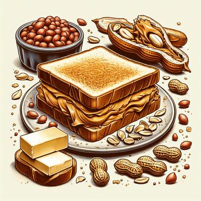 Image of Crunchy Peanut Butter Sandwich Oamc
