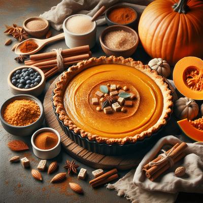 Image of Crustless Low Carb Pumpkin Pie