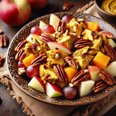 Image of Curried Chicken Salad with Fruit and Pecans