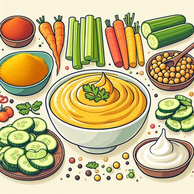 Image of Curry Dip and Veggies