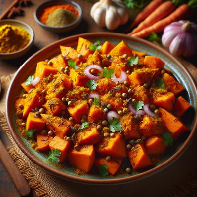 Image of Curry Spiced Sweet Potatoes
