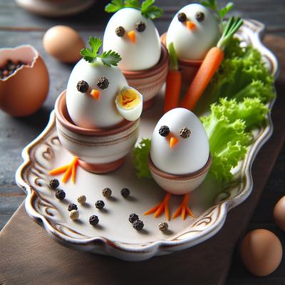 Image of Cute Little Egg Chicks