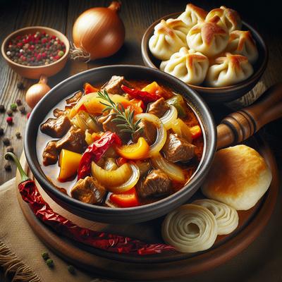 Image of Czech Goulash with Bread Dumplings