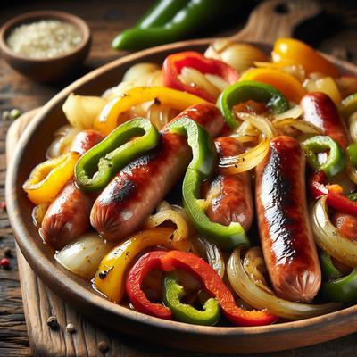 Image of Dads Sausage Peppers and Onions