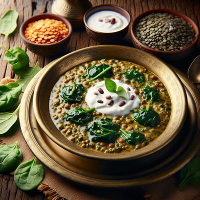 Image of Dal with Spinach and Yoghurt