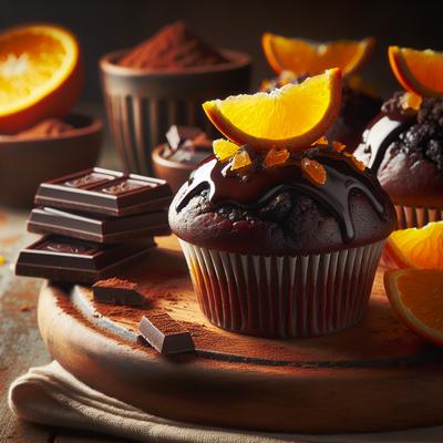 Image of Dark Chocolate Orange Muffins