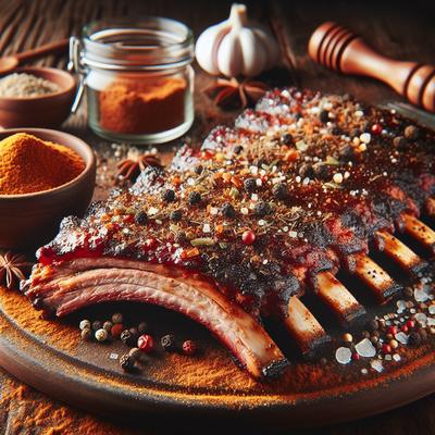 Image of Dave's Rib Rub and Pit Barbecue Ribs
