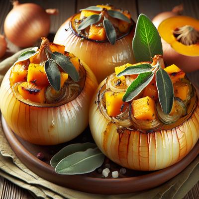 Image of Dcb Onions Stuffed with Butternut Squash Sage