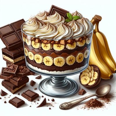 Image of Death by Chocolate with Bananas Trifle