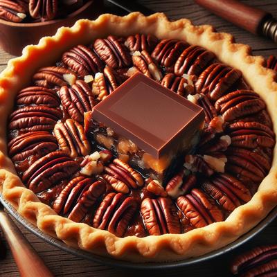 Image of Delectable Fudge Pecan Pie