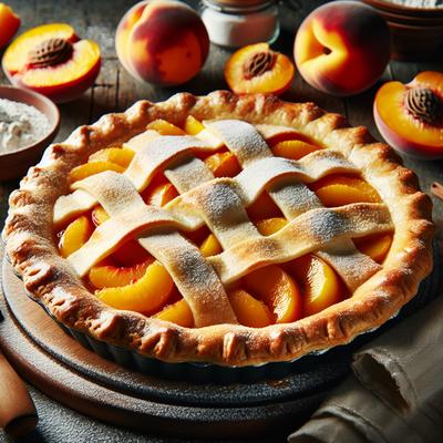 Image of Delicious Unbelievable Peach Pie