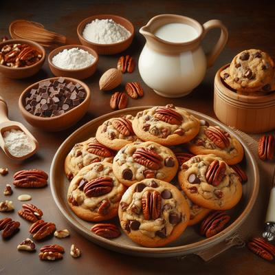 Image of Deluxe Pecan Chocolate Chip Cookies