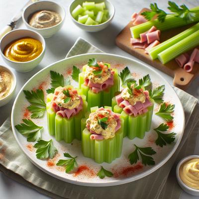 Image of Deviled Ham on Celery