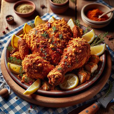 Image of Deviled Oven Fried Chicken