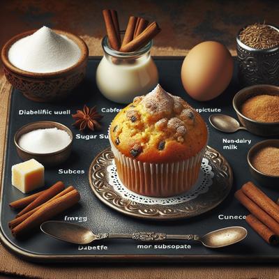 Image of Diabetic Eggnog Knockoff Muffins