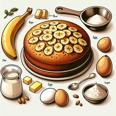 Image of Dirty Banana Cake